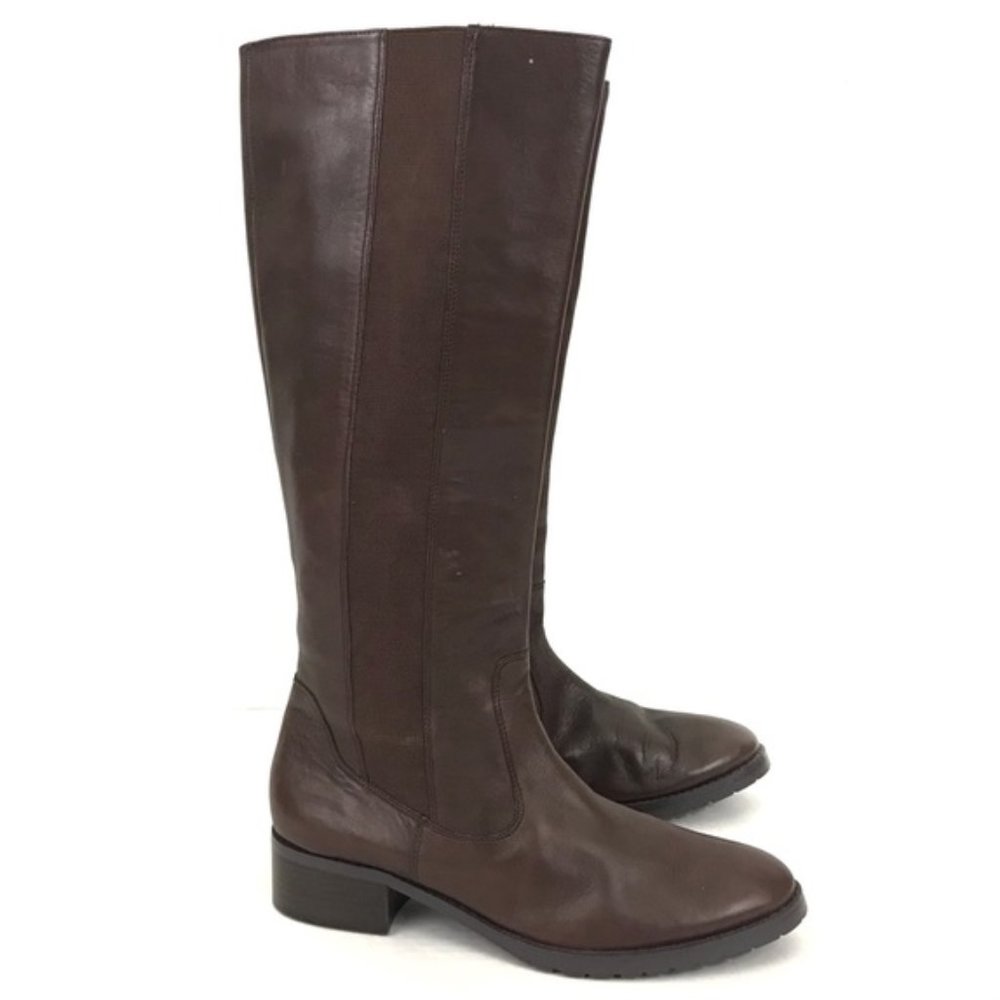 Donald J Pliner Brown Buriel Riding Boots